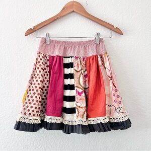 Persnickety Autumn Splendor Ruffle Skirt Sz 12 NWT